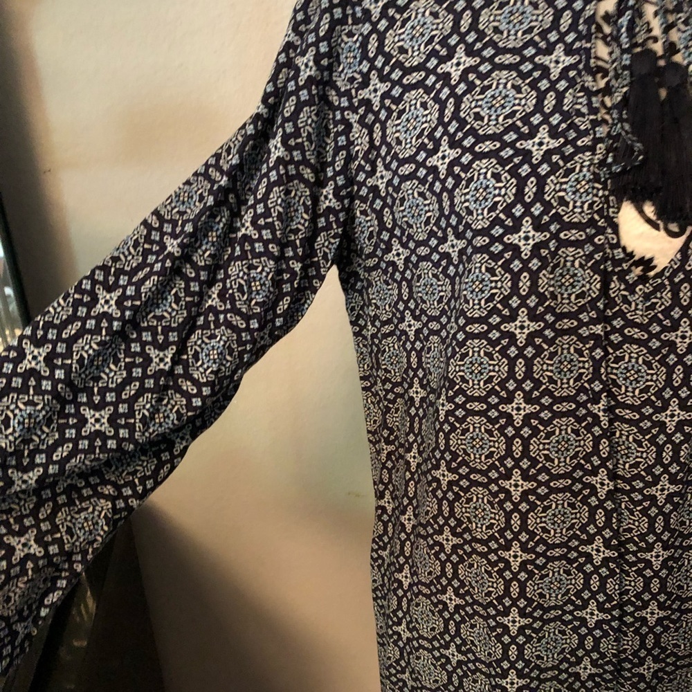 Olivaceous Tunic Print Dress - Picture 3 of 6